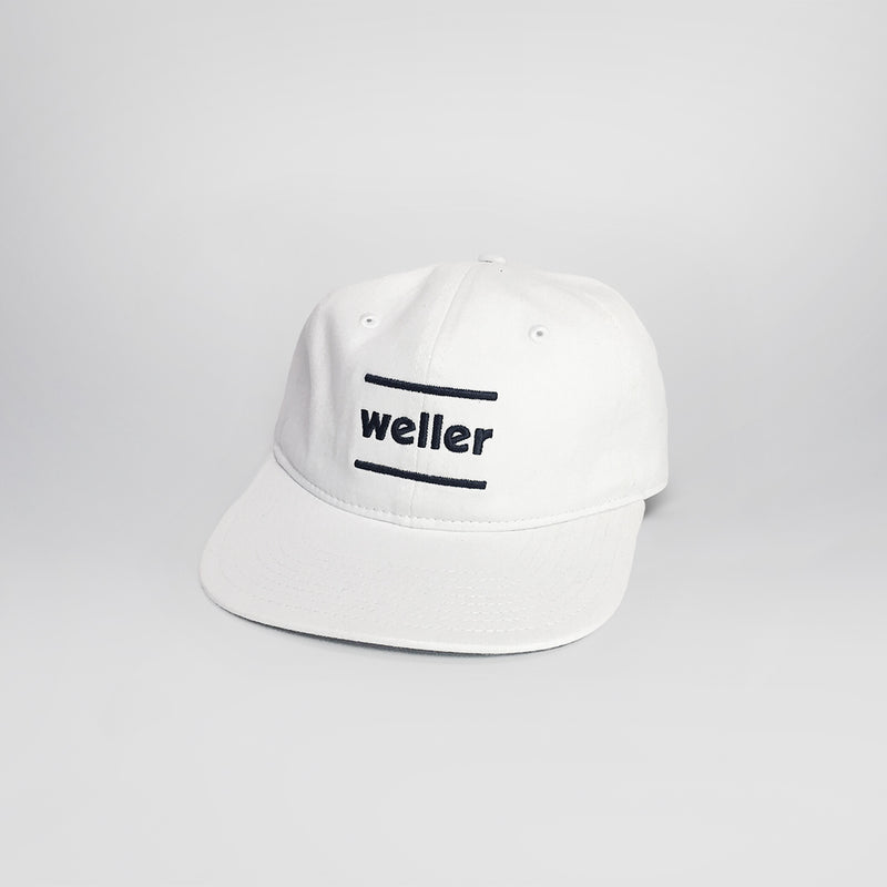 Weller Logo Premium Sueded Blend Tee - White