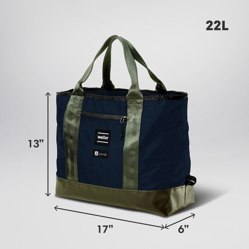 The Catchall Tote Bag - Navy/Olive